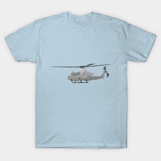 American Grey Attack Helicopter T-Shirt